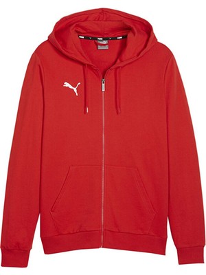 Puma Teamgoal Casuals Hooded Jacket Erkek Futbol Ceketi 65859501 Kırmızı