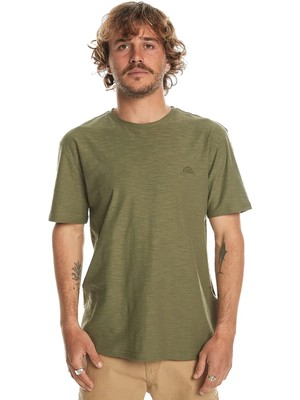 Quiksilver Slub Roundneck Erkek T-shirt EQYKT04337-GPH0 EQYKT04337-GPH0004