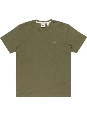 Quiksilver Slub Roundneck Erkek T-shirt EQYKT04337-GPH0 EQYKT04337-GPH0004