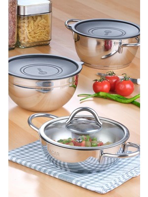 Acar Karat Viola 6 Parça Tencere Seti