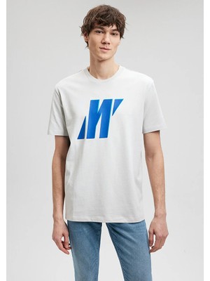 Mavi Erkek Gri M0612175-70080 Logo Baskılı Pro T-Shirt