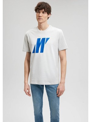 Mavi Erkek Gri M0612175-70080 Logo Baskılı Pro T-Shirt