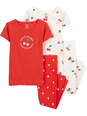 Carter's Küçük Kız Çocuk Pijama Set