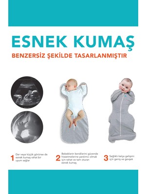 Le Touche Bebek Kundak– Yenidoğan Kendi Kendini Yatıştıran Kundak – Erkek Kız Bebek Uyku Tulumu