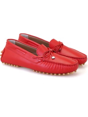 Desa Marquita Kırmızı Kadın Deri Loafer