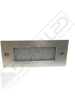 Dora Led  Dikdörtgen Merdiven Spot Koridor Aydınlatma Günışığı 2,5W 11x5,3 Cm HELIOS-91-2500