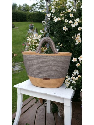 Home Decors By Özlem Günlük Hasır Çanta Plaj Çantası El Çantası El Emeği Handmade Tasarım Tarz Yaz Moda ÇANTA-35X20CM