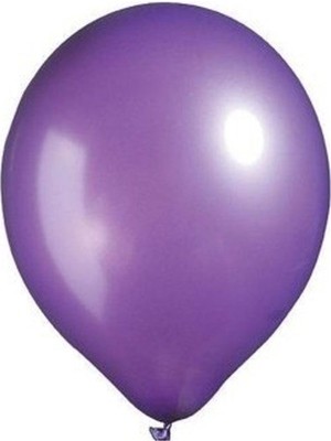 Yasaba Accessories TMT8716 Metalik Violet Balon 12 Inç 12'li -Balonevi