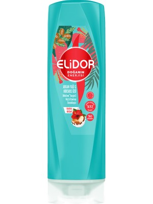 Elidor Doğanın Enerjisi Argan Yağı ve Hibiskus Özü Bakım Kremi 350 ml Güçlendirici Formül