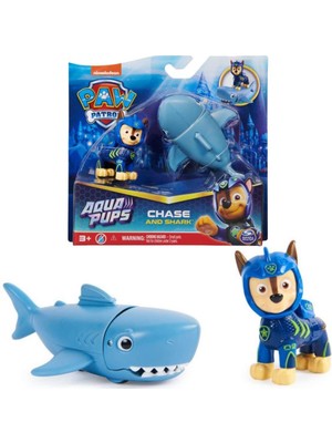 Paw Patrol Chase ve Köpekbalığı-Aqua Pups Chase And Shark