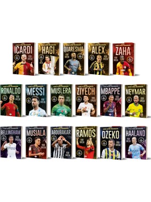 Benim Futbol Kahramanım İcardi - Benim Futbol Kahramanım Hagi - Benim Futbol Kahramanım Quaresma - Benim Futbol Kahramanım Alex - Rob Green 17'li Set