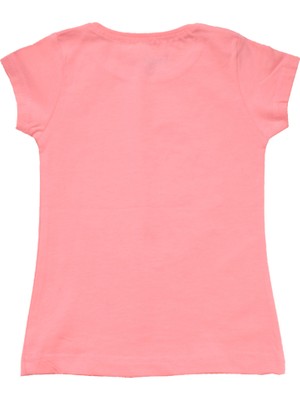 Canix Kids Renkli Roses Baskılı Tshirt Pembe