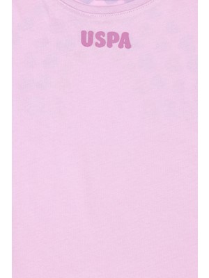 U.S. Polo Assn. Kız Çocuk Pembe Tişört 50288447-VR041