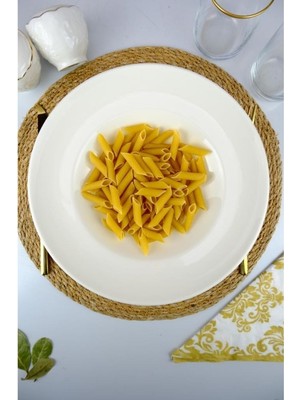 Digithome Valencia Porselen Spagetti Makarna Tabağı 27 cm Krem - IPF1096 C320.045