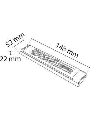 Noas 12.5A Süper Slim Trafo 150W Noas