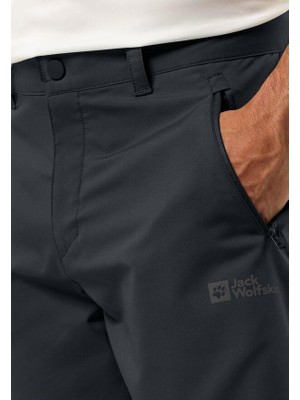 Jack Wolfskin Actıve Track Erkek Gri Outdoor Şort 1503792-6350