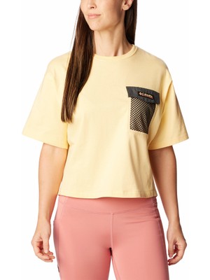 Columbia Painted Peak Knit Cropped Top Kadın Kısa Kollu T-Shirt