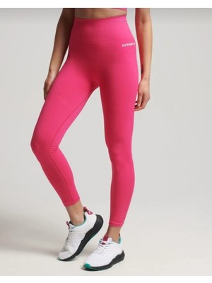 Moda Mall Superdry Seamless Pembe Tayt