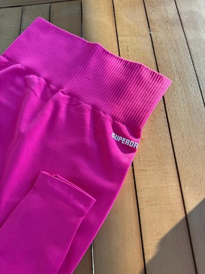 Moda Mall Superdry Seamless Pembe Tayt