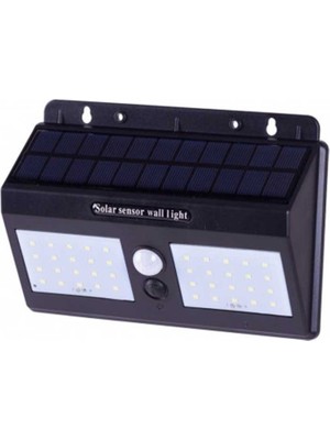 Kendal KBA750 30W Beyaz Solar Güneş Enerjili Sensörlü Duvar Aplik