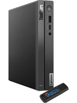 Lenovo Thinkcentre Neo 50Q Gen 4 Intel Core I5-13420H 32GB 1tb SSD Windows 11 Pro Masaüstü Bilgisayar 12LN0048TRP05 + Zetta Flash Bellek