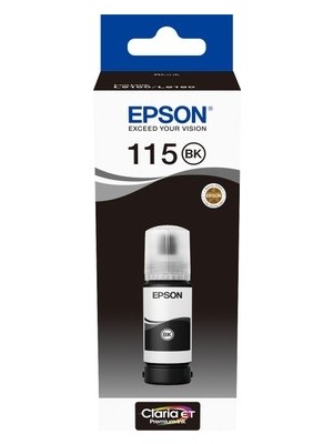 Epson 115 Ecotank Pigment Siyah Mürekkep Şişe