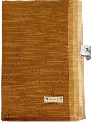 Vakko Pamuk Ipek Şal - Hologram - Taba