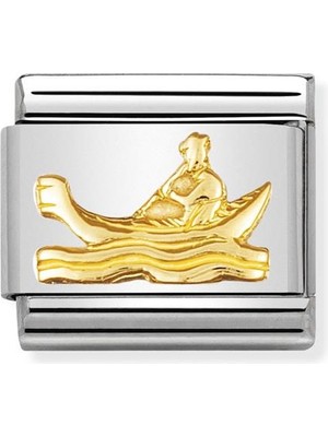 Nomination Composable Classic Dekoratif Link - Kabartma - Gondol - (05 Gondola) 18K Altın