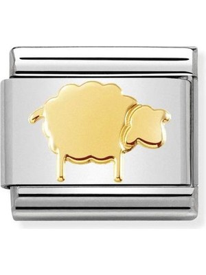 Nomination Composable Classic Dekoratif Link - Hayvanlar - Koyun - (35 Sheep) 18K Altın