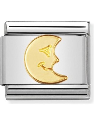 Nomination Composable Classic Dekoratif Link - Eğlence - Ay - (15 Moon) 18K Altın