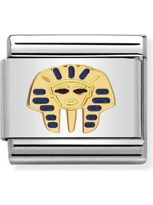 Nomination Composable Classic Dekoratif Link - Ülke Sembolleri - Firavun Başı -  18K Altın