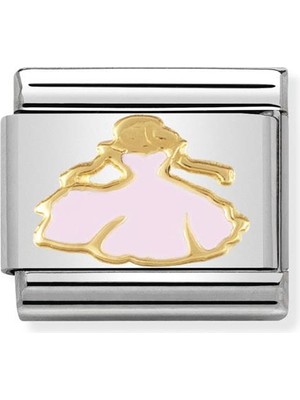 Nomination Composable Classic Dekoratif Link - Semboller - Prenses - (15 Princess) 18K Altın