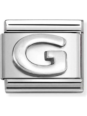 Nomination Composable Classic Dekoratif Link - Harfler - G - (07 G) 925 Gümüş