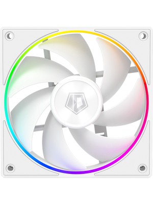 Id-Coolıng AF-127-ARGB-W 12CM 4pin Pwm Kasa Fanı