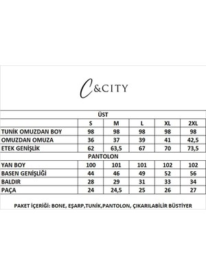 C&city Tam Kapalı 4 Lü Tesettür Mayo C11007 Siyah