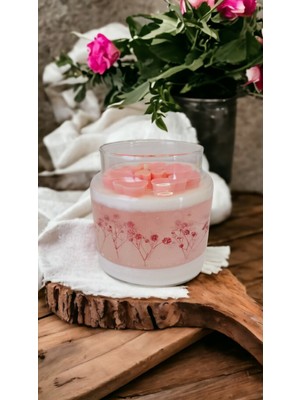 Nefha Candle Sakura  Soya ve Jel Mum ( Koku Seçenekleri Açıklamada