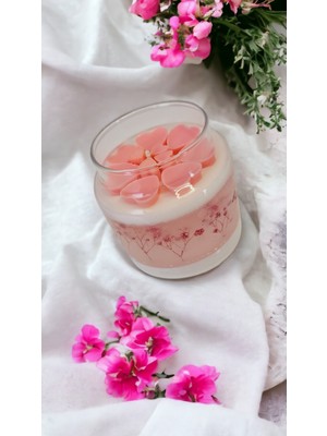 Nefha Candle Sakura  Soya ve Jel Mum ( Koku Seçenekleri Açıklamada