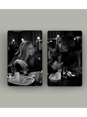 Hediyene Bak Sevgililere Özel 2'li Behzat ve Esra Kredi Kartı Sticker Kaplama