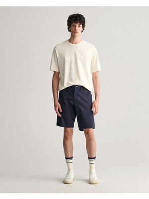 Gant Erkek Lacivert Relaxed Fit Şort 205066.410