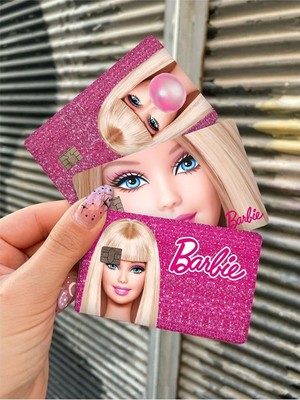 Hediyene Bak Best Barbie 3'lü Kredi, Tosla, Papara, Akbil Kart Kaplama Etiketi