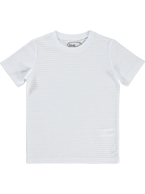 Civil Boys Erkek Çocuk Tişört 10-13 Yaş Beyaz