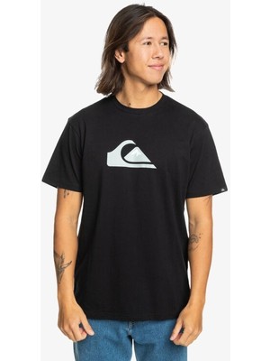 Quiksilver Comp Logo Ss Erkek Siyah T-Shirt EQYZT07658-10010