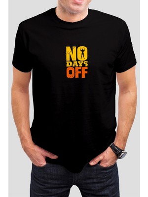 T-35 Spor Baskılı Siyah Unisex Tişört C212