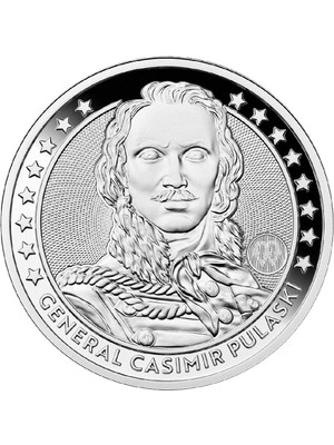 AgaKulche Kazimierz Pulaski Talar 2024 1 Ons 31.10 Gram Gümüş Sikke Coin (999.9)