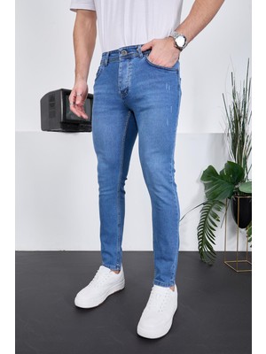 Enzim Jeans Erkek Likralı Denim Skinny Fit Süper Dar Jeans