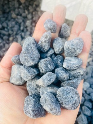 Bazalt 4-6 Cm, Siyah Saksı ve Bahçe Taşı, Dekoratif Teraryum Taşı, Akvaryum Çakıl Taşı, Süs Taşı