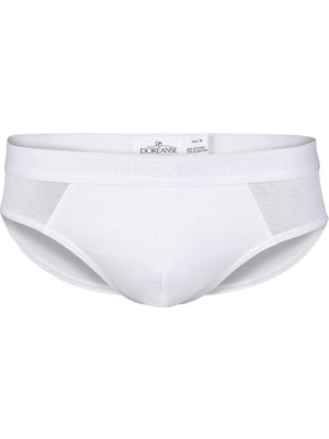 Doreanse Beyaz Erkek Pamuklu 3'lü Slip Külot