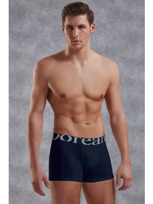 Doreanse Lacivert Erkek Battal Boy Torbalı Normal Paça Boxer