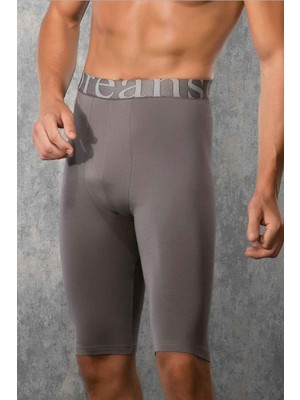 Doreanse Füme Erkek Modal Esnek Uzun Paça Boxer