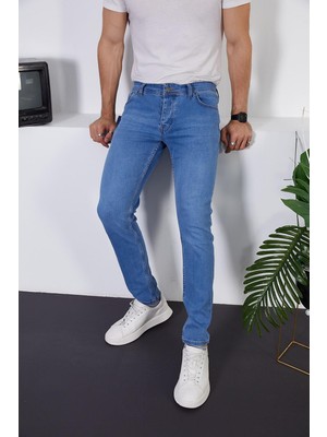 Enzim Jeans Erkek Likralı Slim Fit Kot/jeans Pantolon